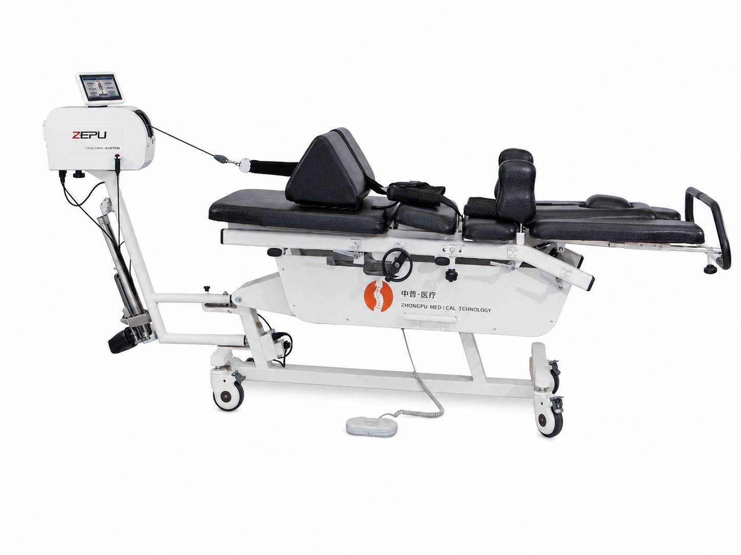 Zepu TQ30 — Cama de Tracción Eléctrica Multifuncional